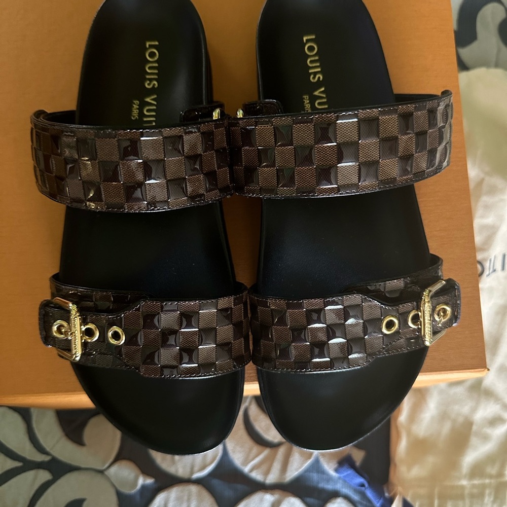 Louis Vuitton sandal.